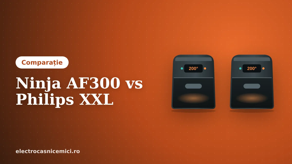 Ninja AF300EU vs Philips XXL HD9650: care friteuză e mai bună?