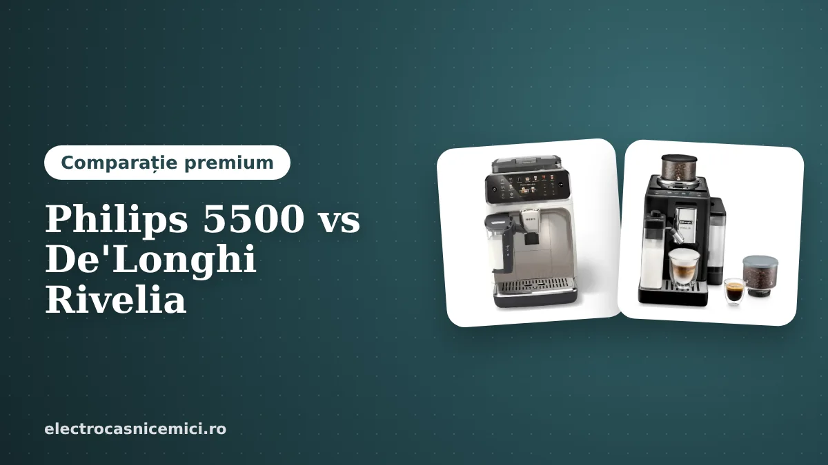 Philips 5500 LatteGo vs De'Longhi Rivelia