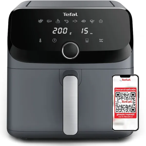 Friteuză cu aer cald Tefal Easy Fry Mega EY855BE0